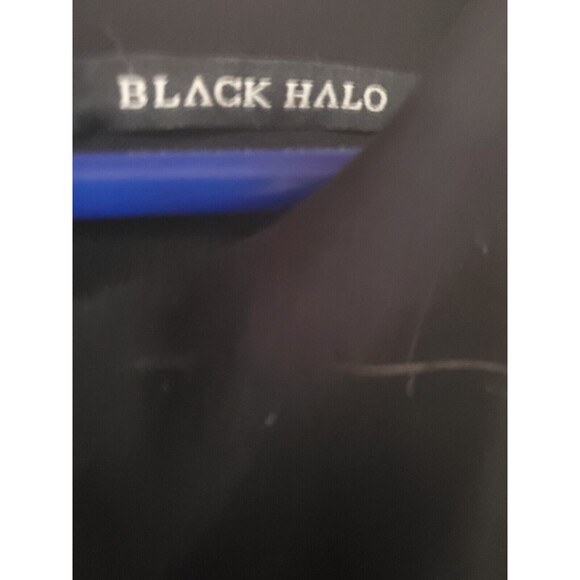 Black Halo Colorful Abstract Chest Cut Out Sheath Dress Size 4 - Picture 4 of 4